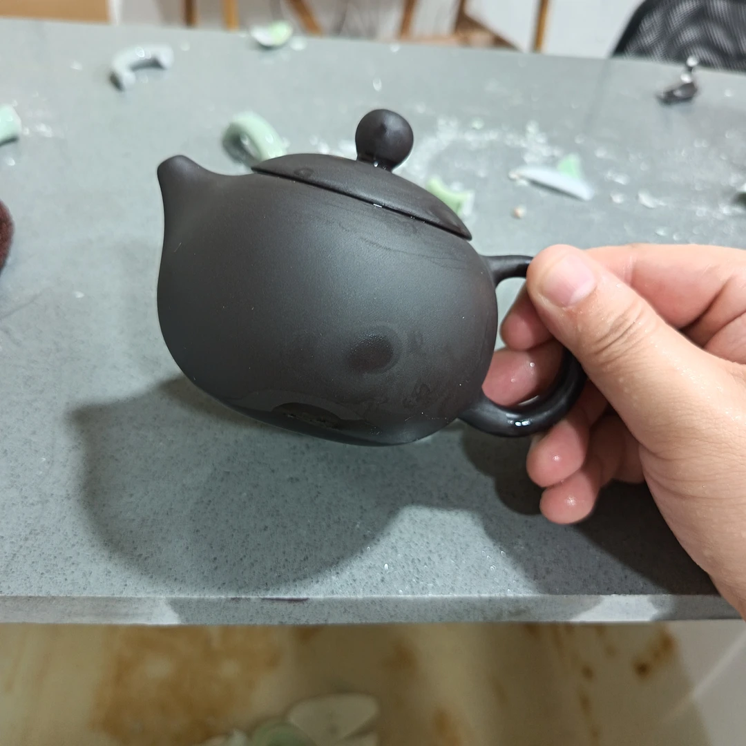 宜兴原矿紫砂壶 小西施200cc  222
