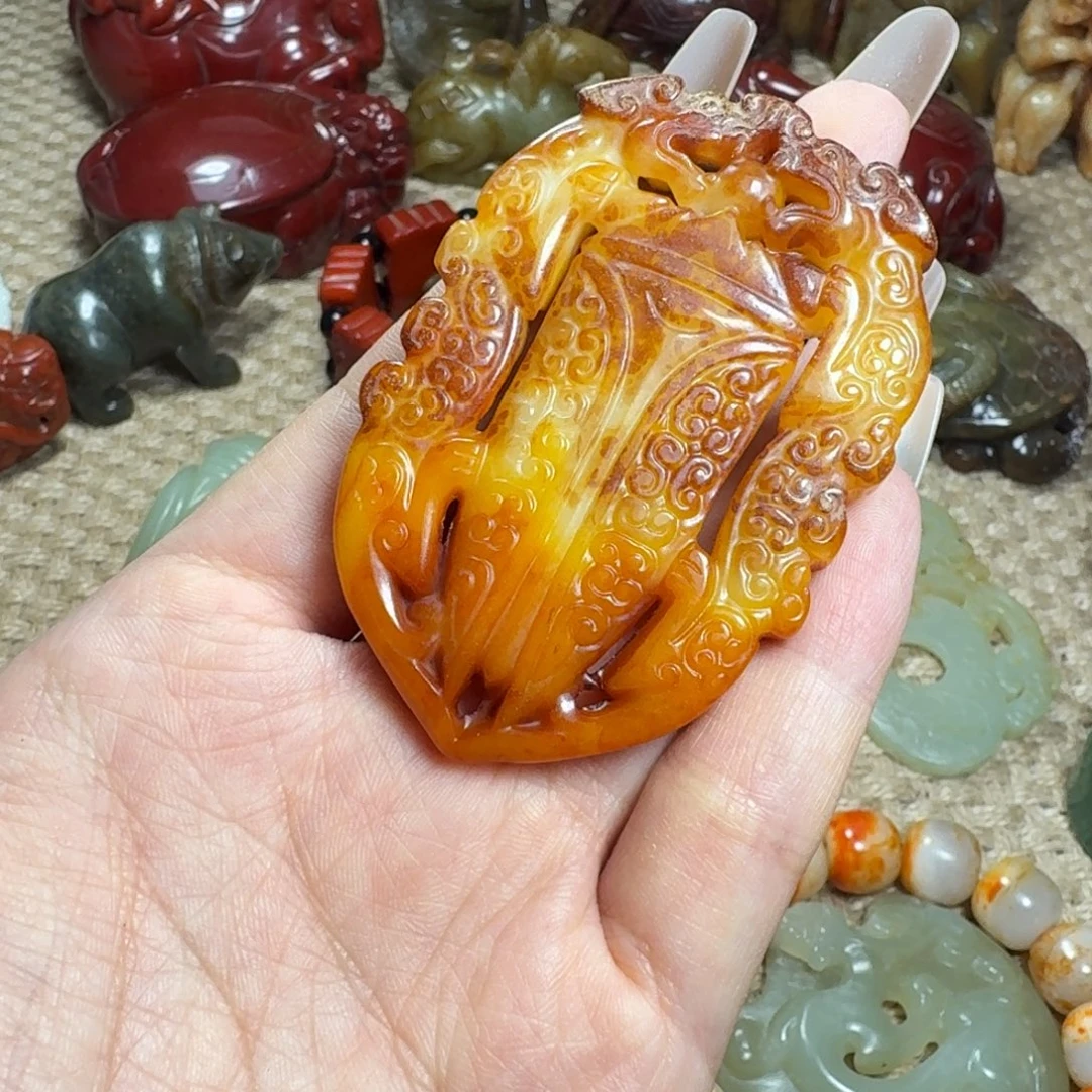 吊坠白玉菩提挂件