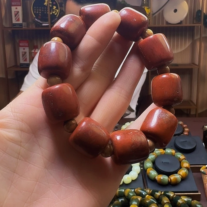 和田玉手串未镶嵌