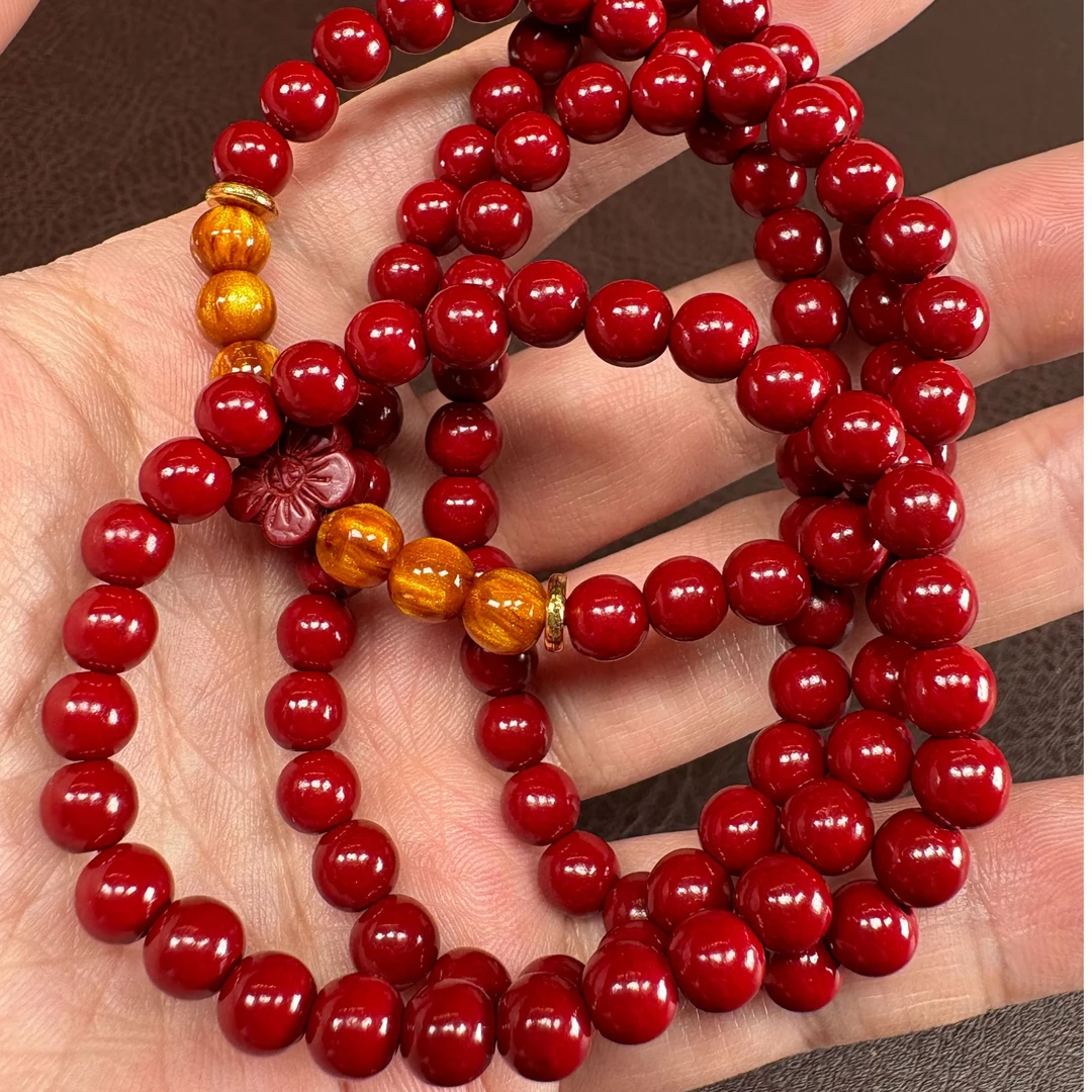 MK277精美ZS金丝楠手串（无礼盒）