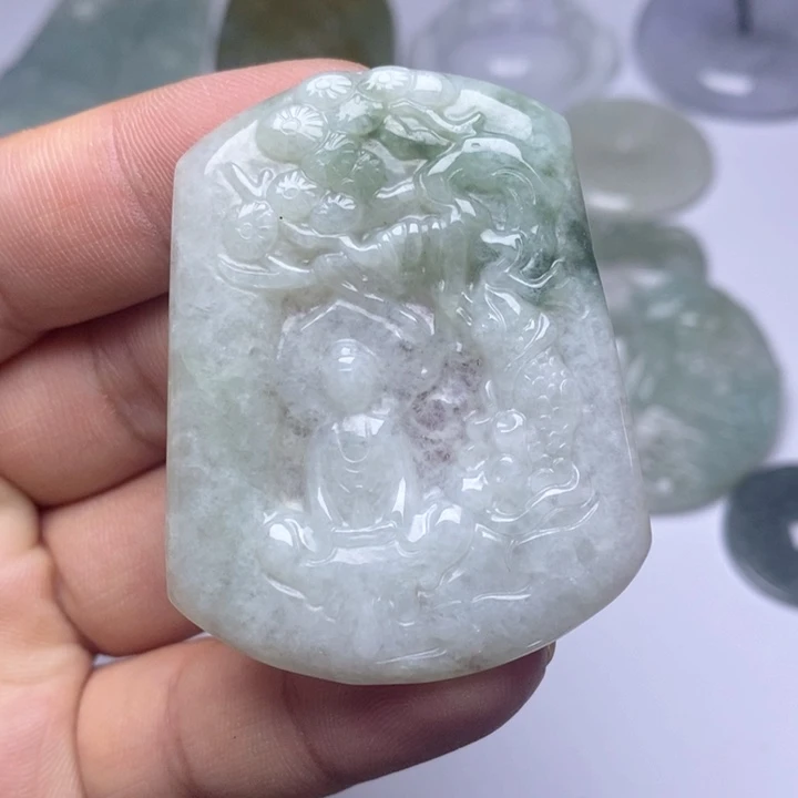 颈饰未镶嵌翡翠翡翠