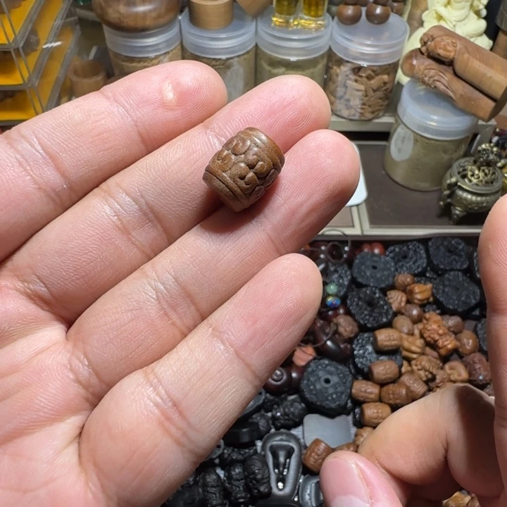 其他檀香木老山檀香桶珠单颗
