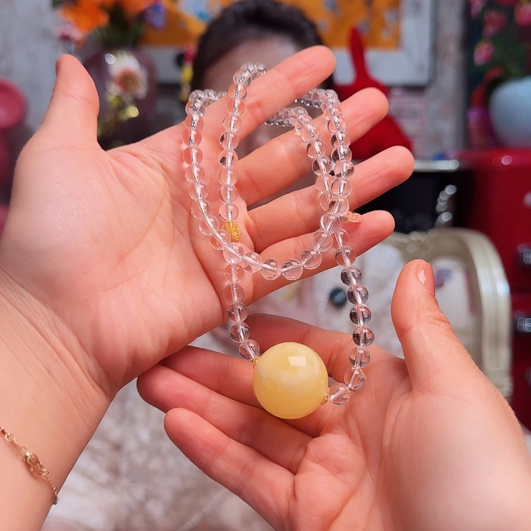 水晶手串未镶嵌项链