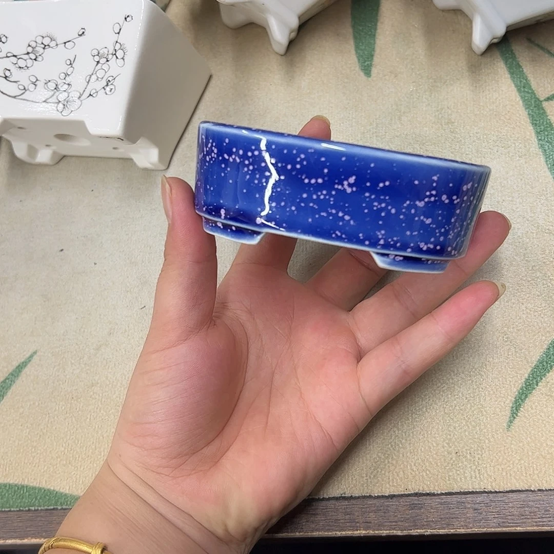 白泥花盆256号瑕疵10/8/3.5cm