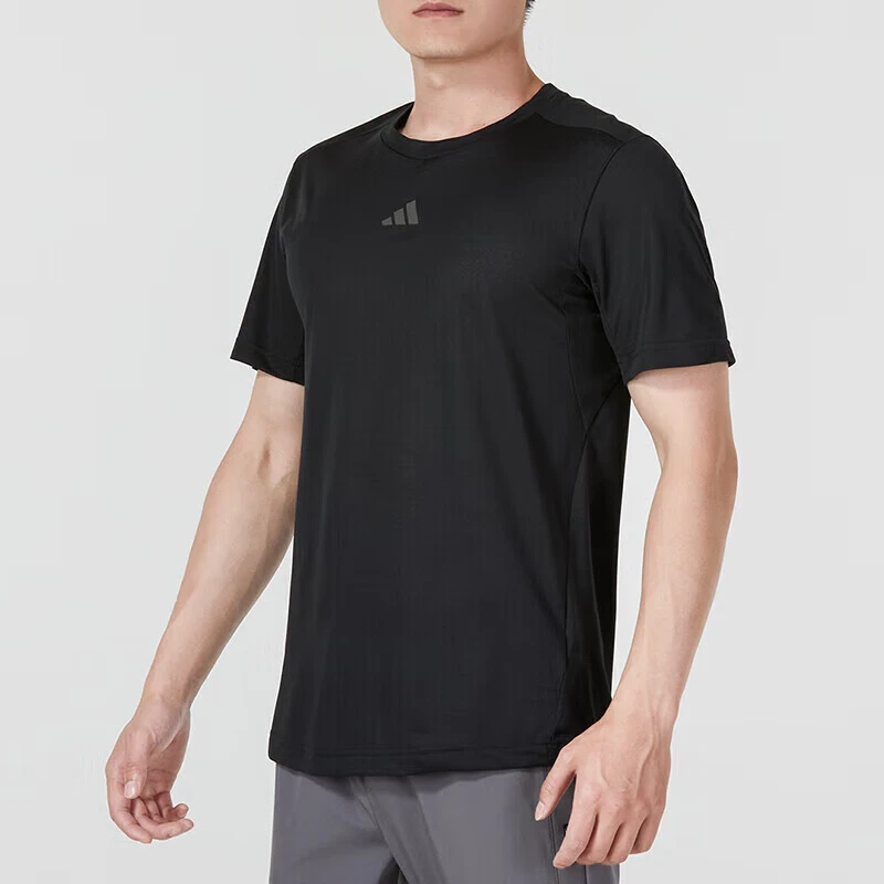 阿迪达斯（adidas）短袖男装运动休闲服健身训练速干衣IM1112