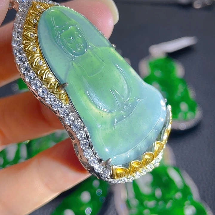 翡翠未镶嵌颈饰1，