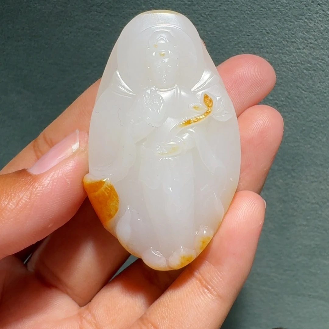 无***境和田玉未镶嵌颈饰