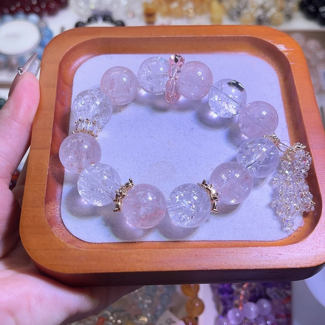 猫***柒水晶手链未镶嵌Y DIY