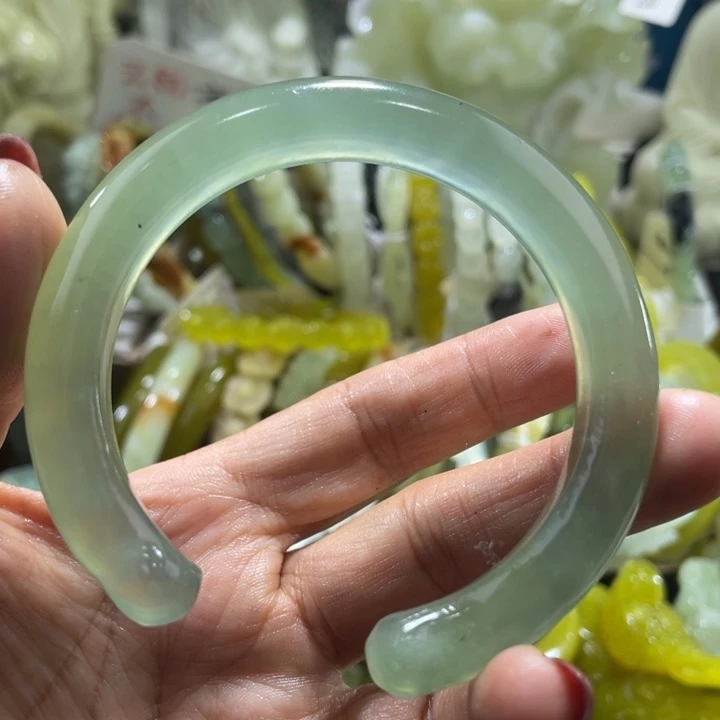 岫玉未镶嵌手镯57