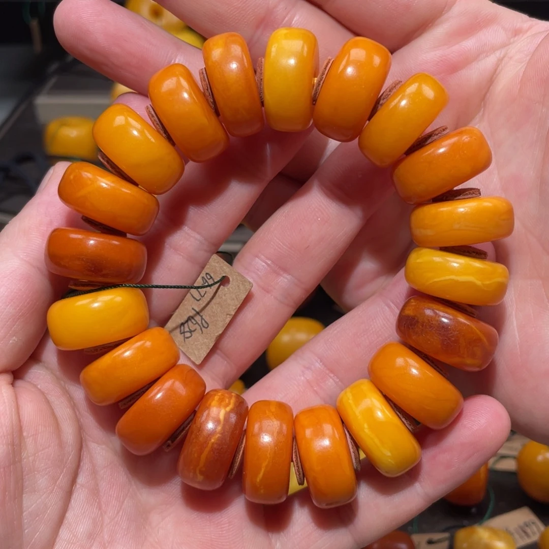 【闪购商品】琥珀裸石未镶嵌手串