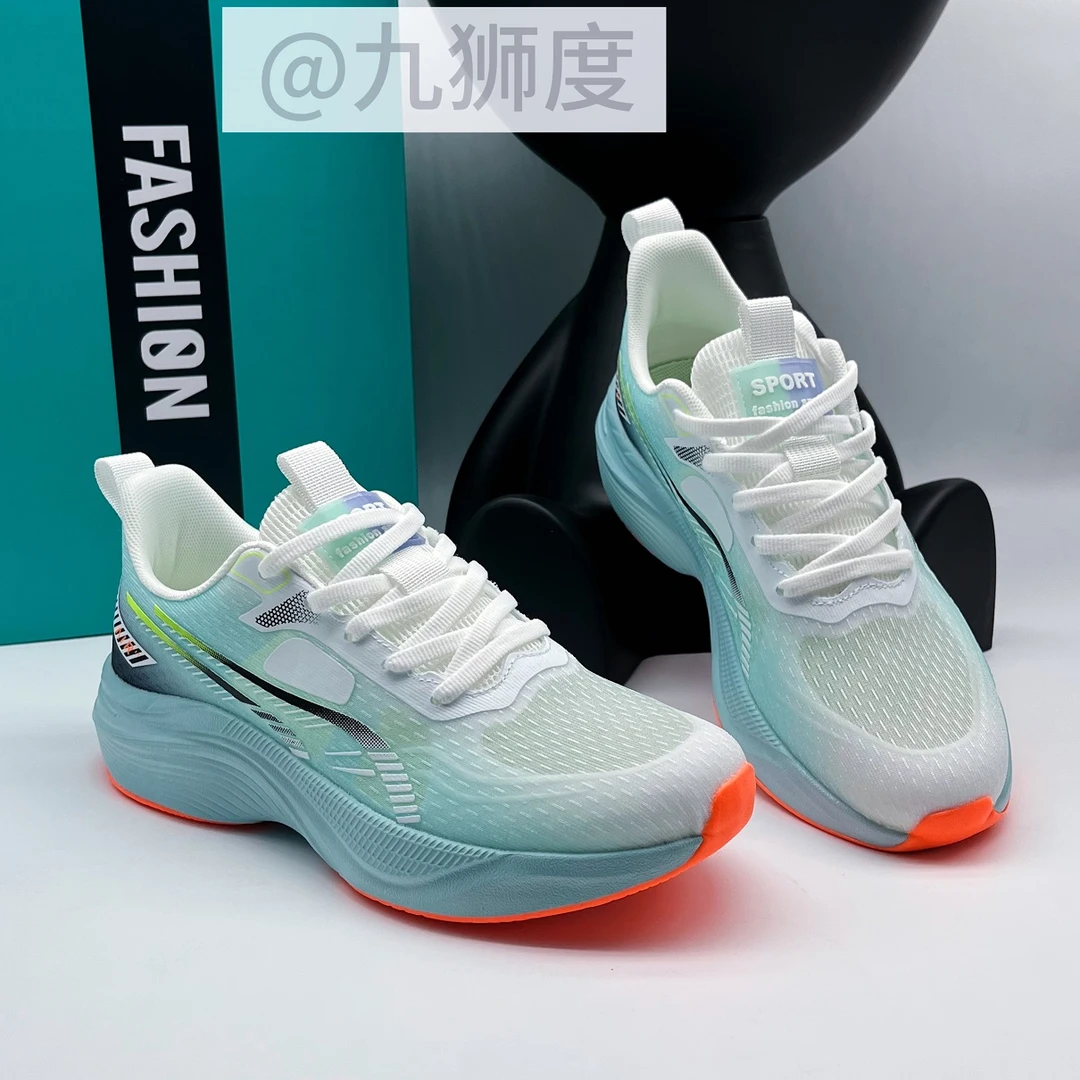男女同款透气跑步鞋夏季软底运动鞋男士鞋子马拉松跑步鞋