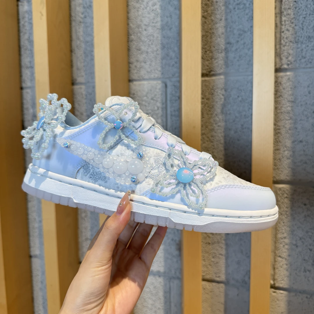 【滔搏联动】耐克 W NIKE DUNK LOW女子浅蓝仙女休闲板鞋HV8575-100