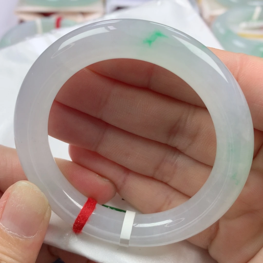 未镶嵌手镯翡翠缅甸天然翡翠50圈