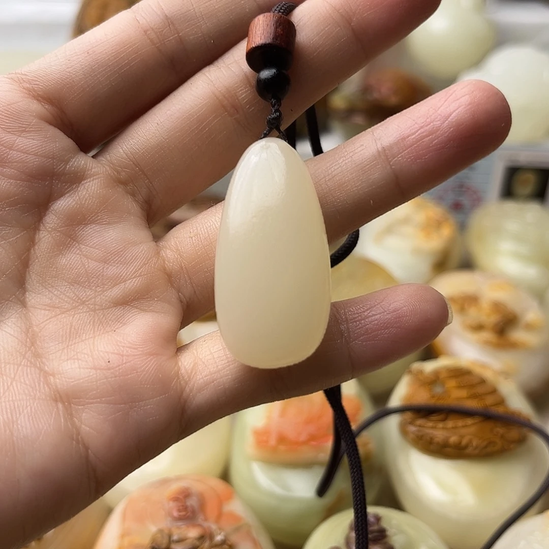 石材方解石手把摆件不退换原石