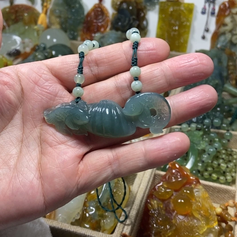 【闪购商品】未镶嵌蛇纹石玉颈饰