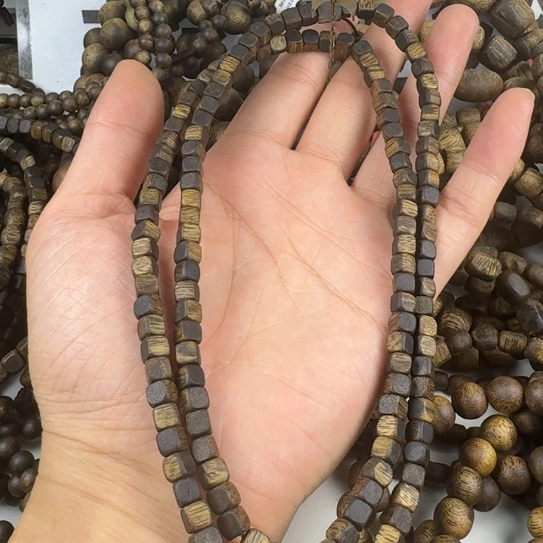 手串沉香奇楠沉香5mm方糖多样性发一条