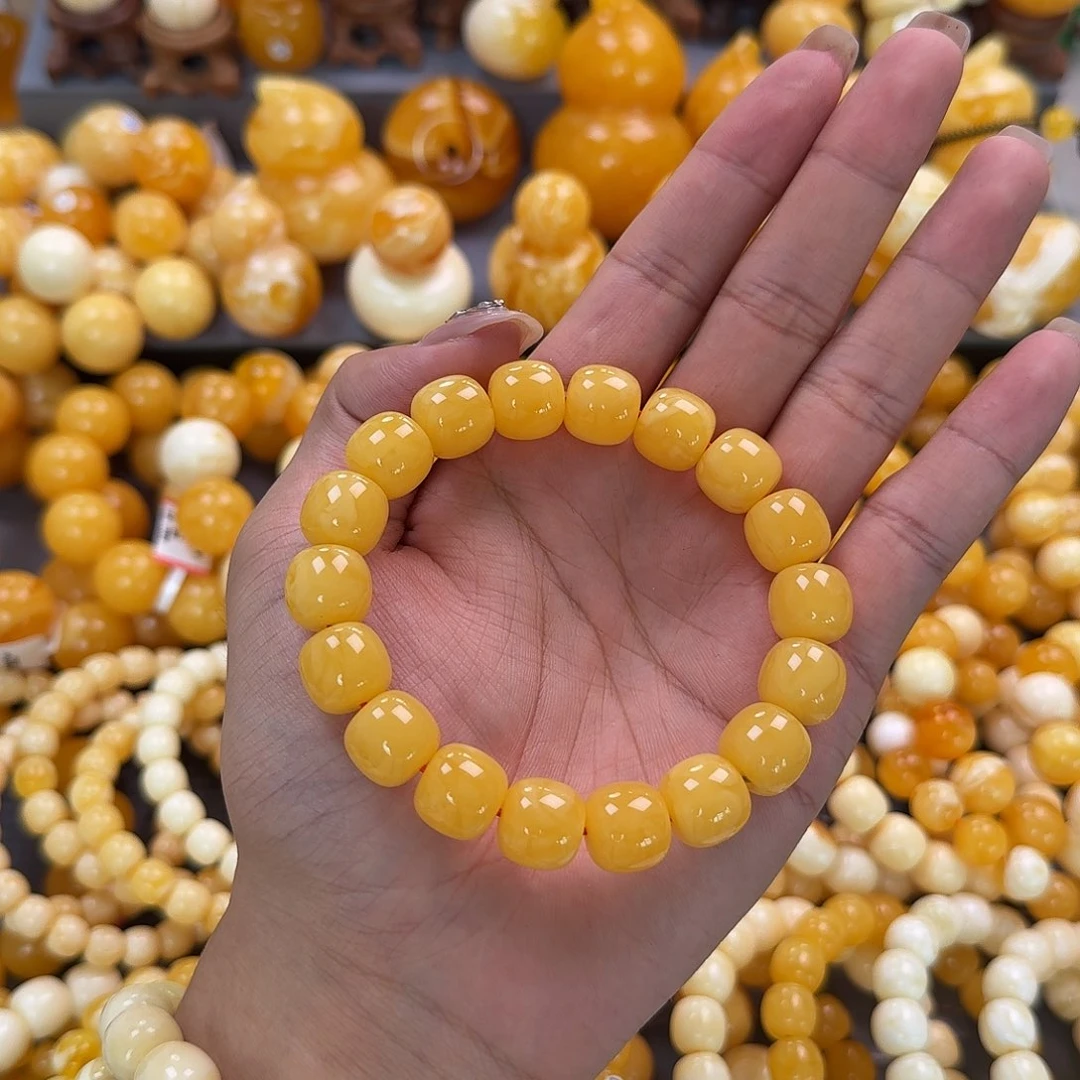 蜜蜡未镶嵌珠宝奇石同料13mm