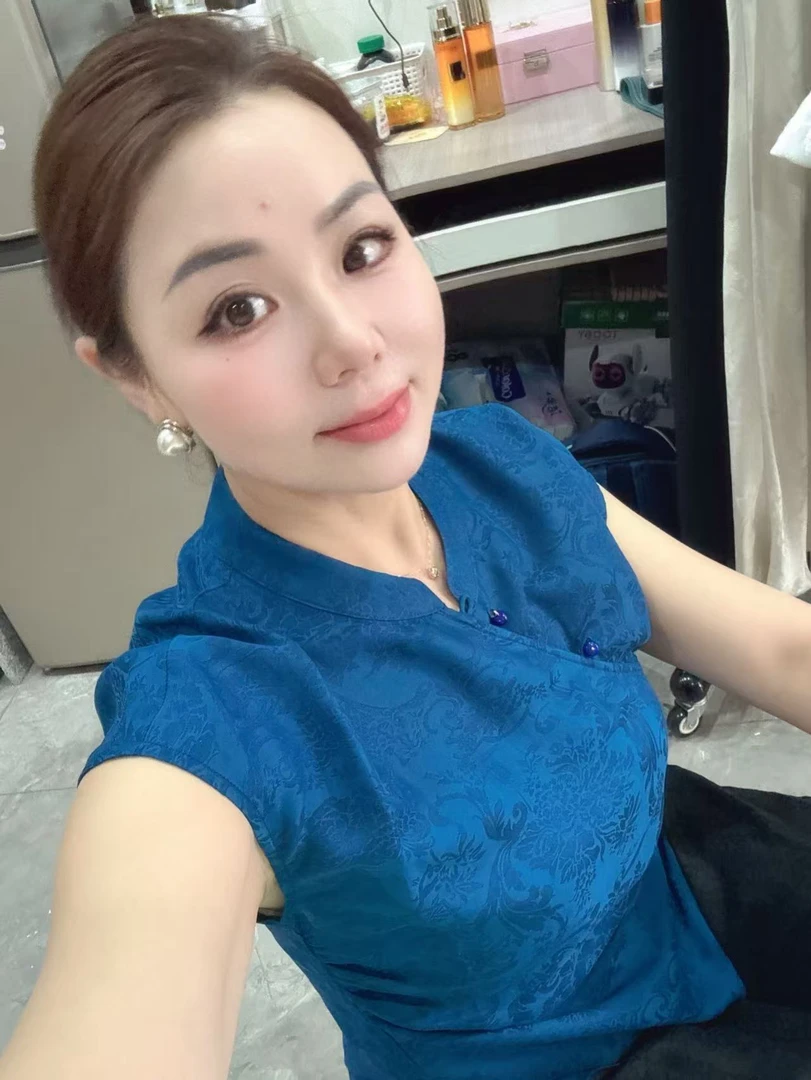 低开衩日常中国风复古旗袍短裙国风薄款中长款夏季