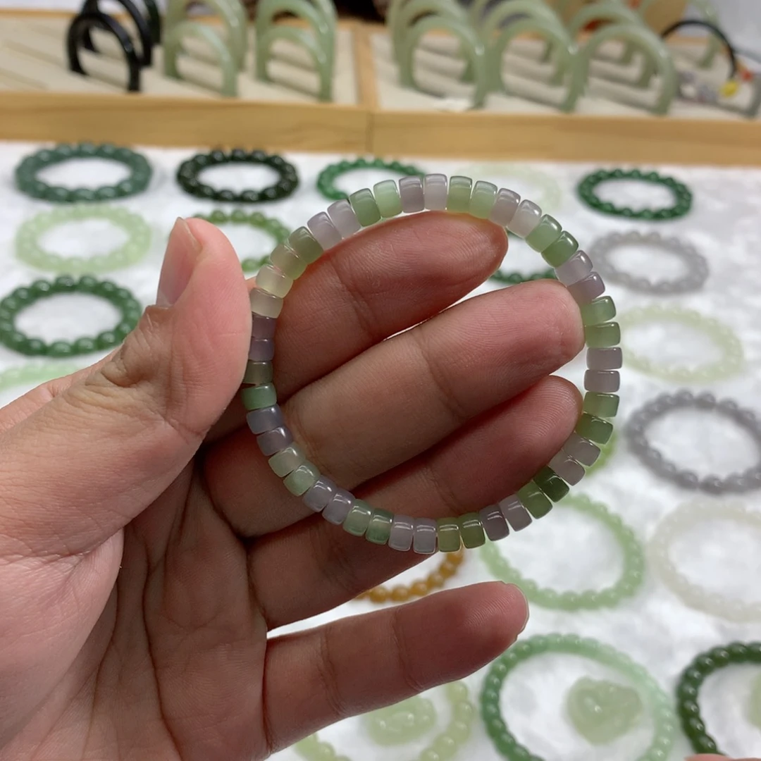 未镶嵌手串和田玉（多宝药片5.8）