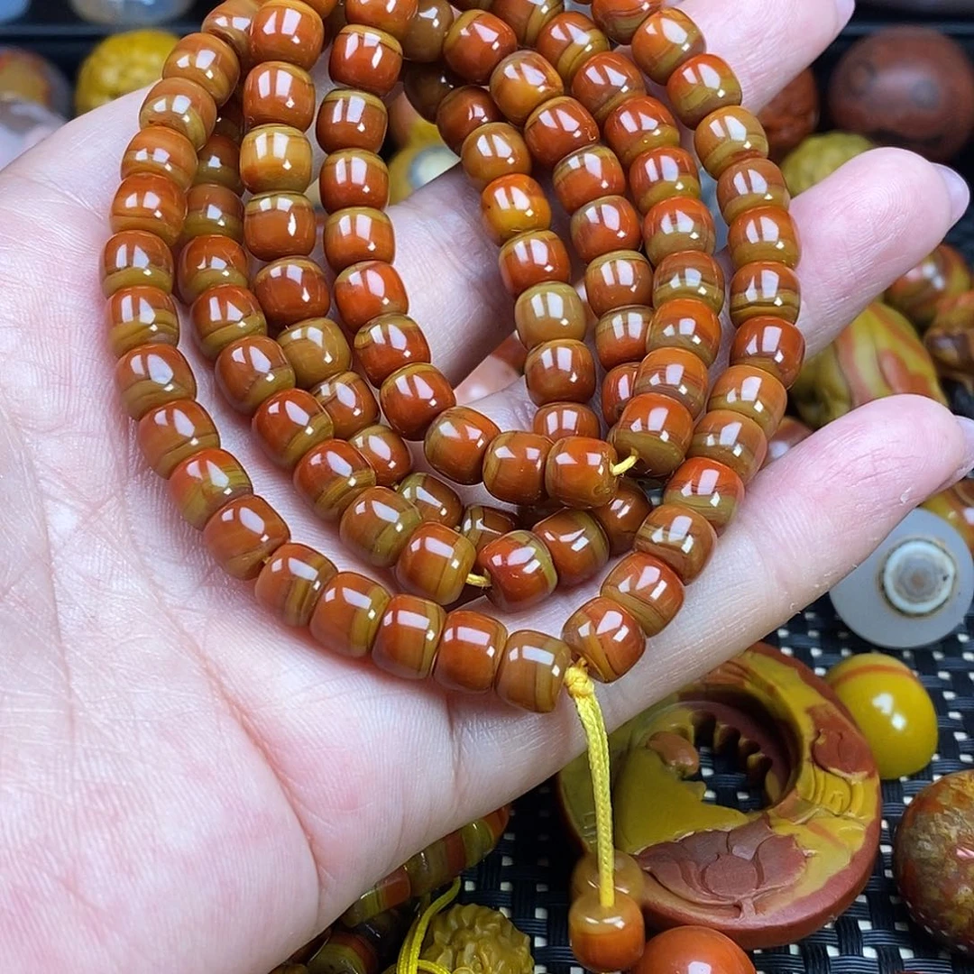 兔***子玛瑙/玉髓未镶嵌战国红玛瑙单珠