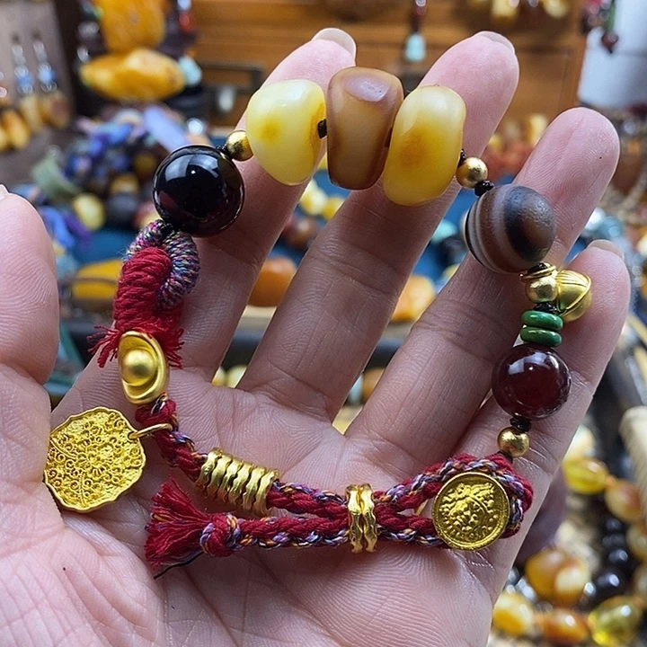 蜜蜡未镶嵌手链手链