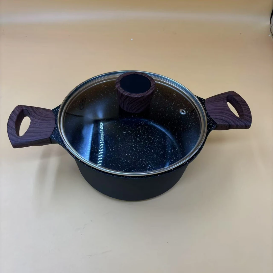 #C家 20cm麦饭石不粘汤锅 轻奢家居新主义