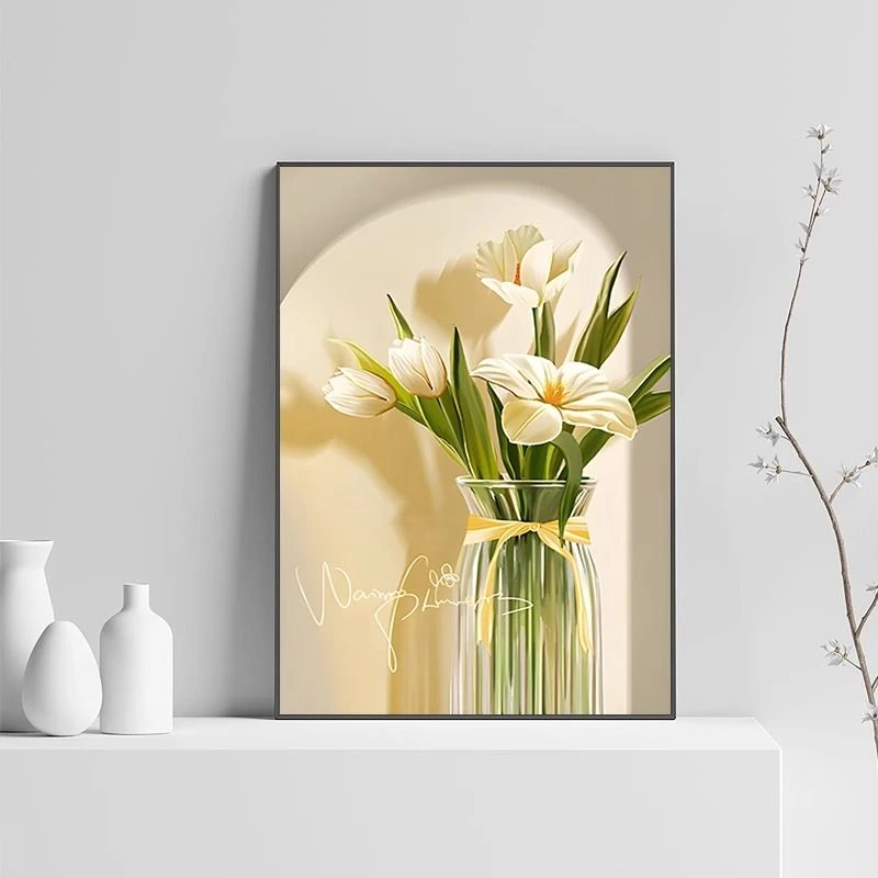 现代清新入户玄关装饰画电视沙发背景墙卧室客厅餐厅挂画床头壁画