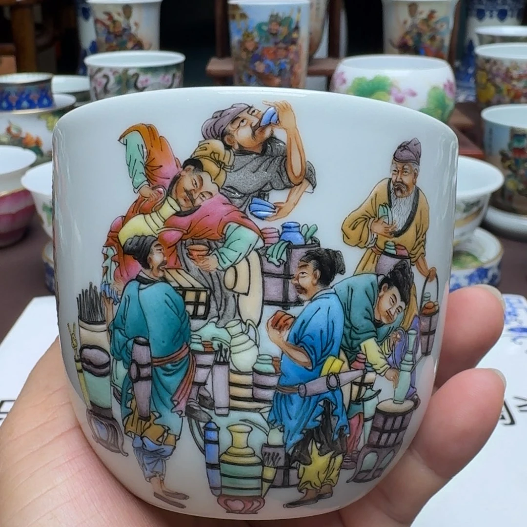 景德镇手工手绘展示