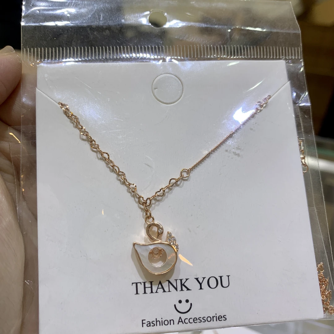 坠链均925银 银项链2号