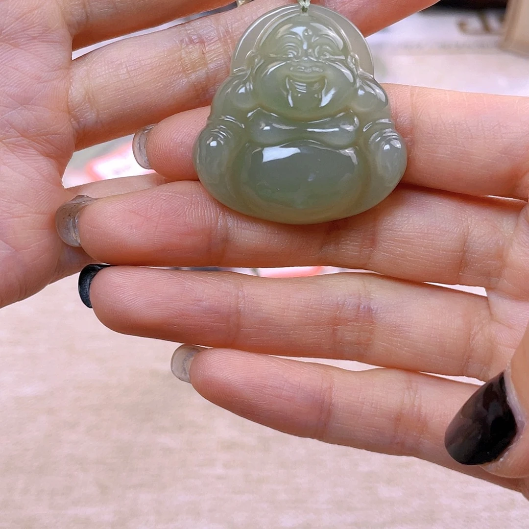 S***叁和田玉未镶嵌吊坠(赠链)