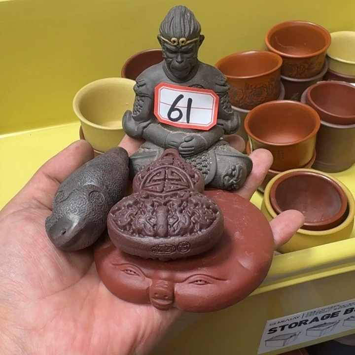 紫砂茶壶宜兴紫砂微瑕61