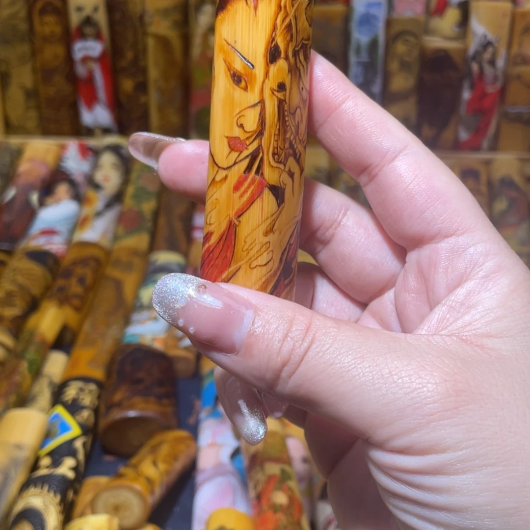 【闪购商品】竹冬*实心竹手把件手把件