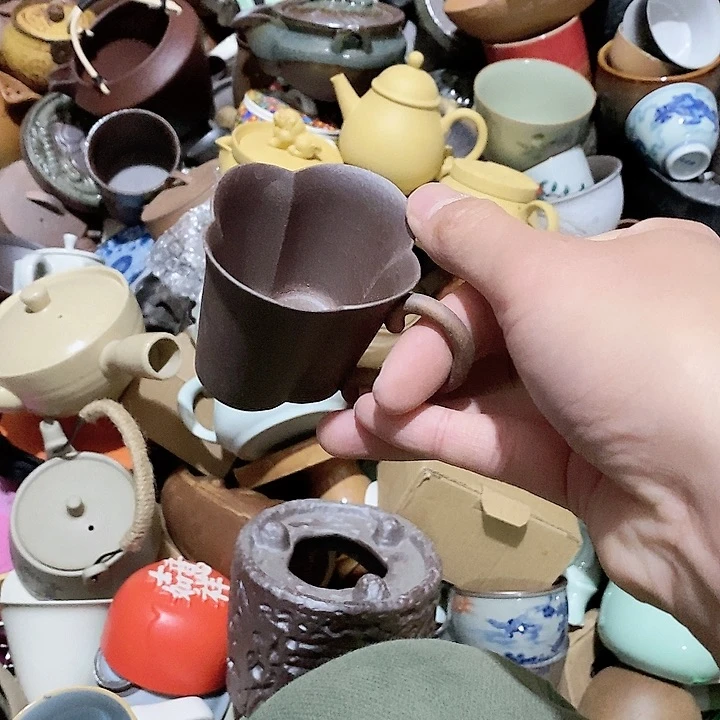 瓷片荷花的小秘密是否还有那么一点