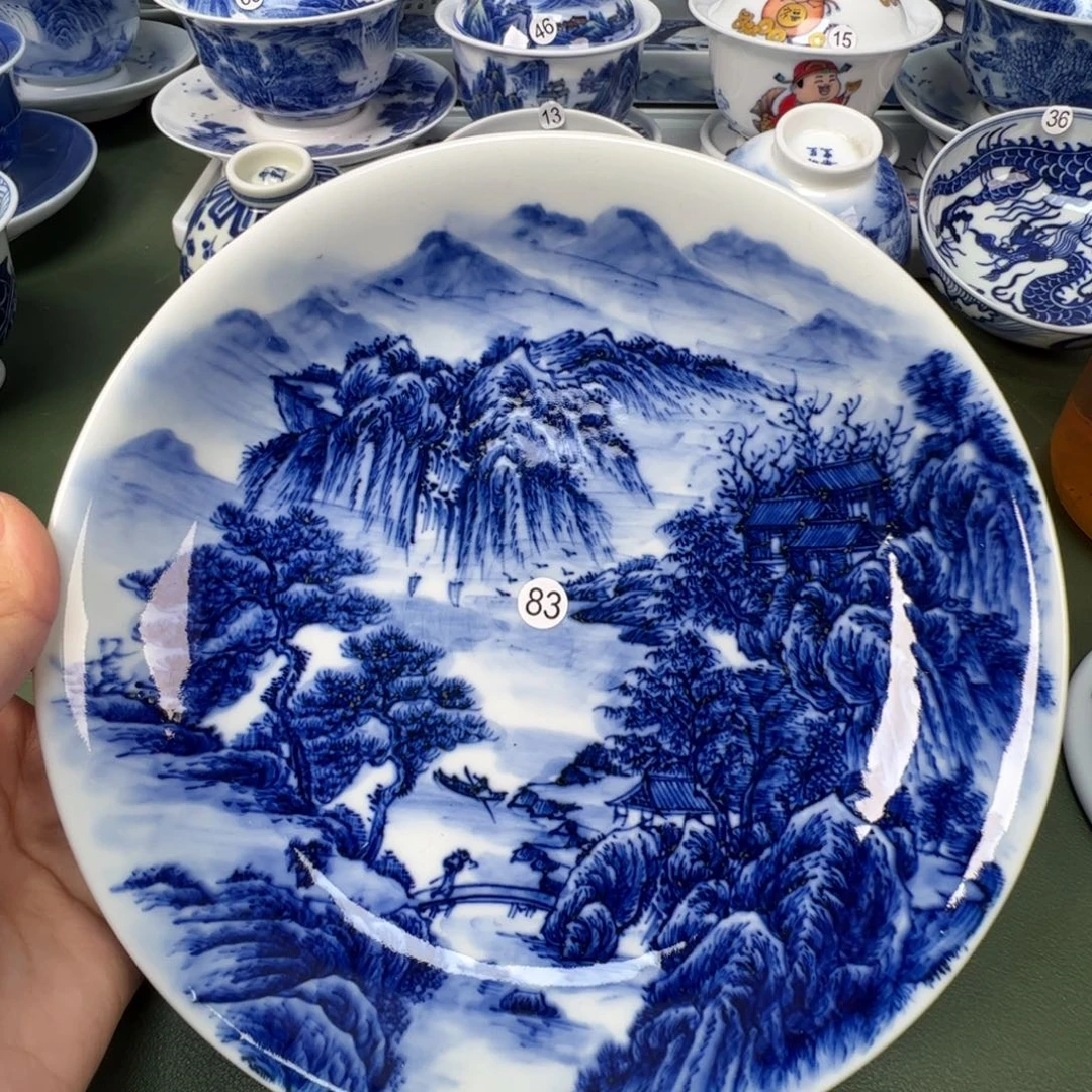 陶瓷景德镇纯手工纯手绘茶具木木83