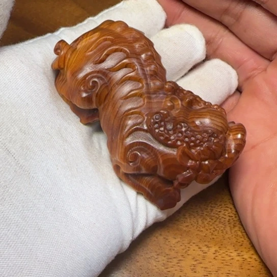 柏木（崖柏）全陈化老料把件