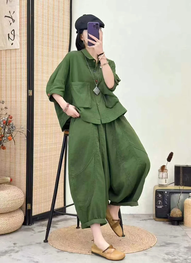 2025夏季新款炒色两件套装