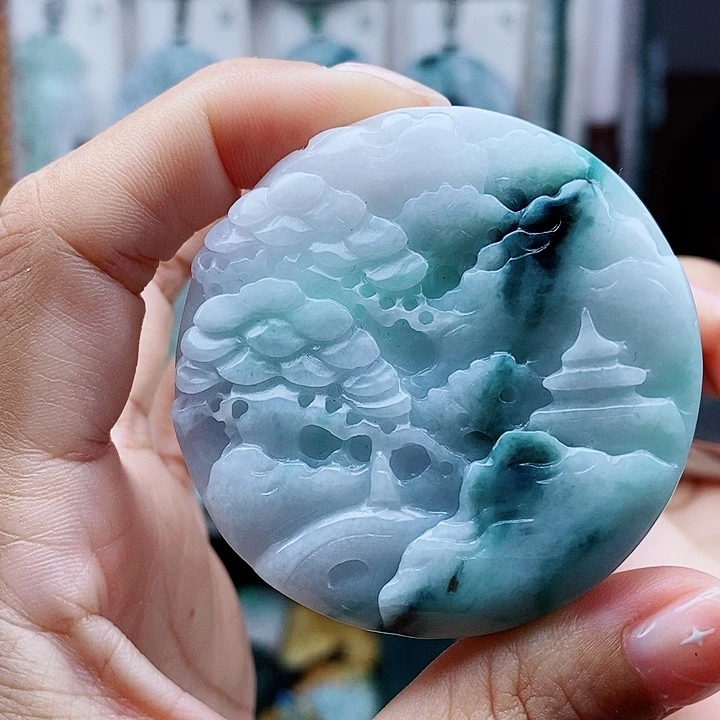 翡翠未镶嵌颈饰翡翠