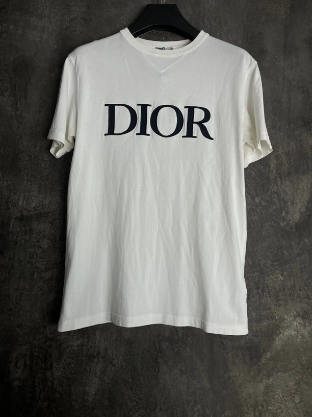 全新未使用 DIOR/迪奥 XS码*1/胸前经典logo白色短袖/02212