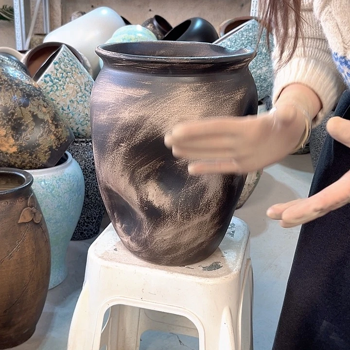 正品口25高36花盆……