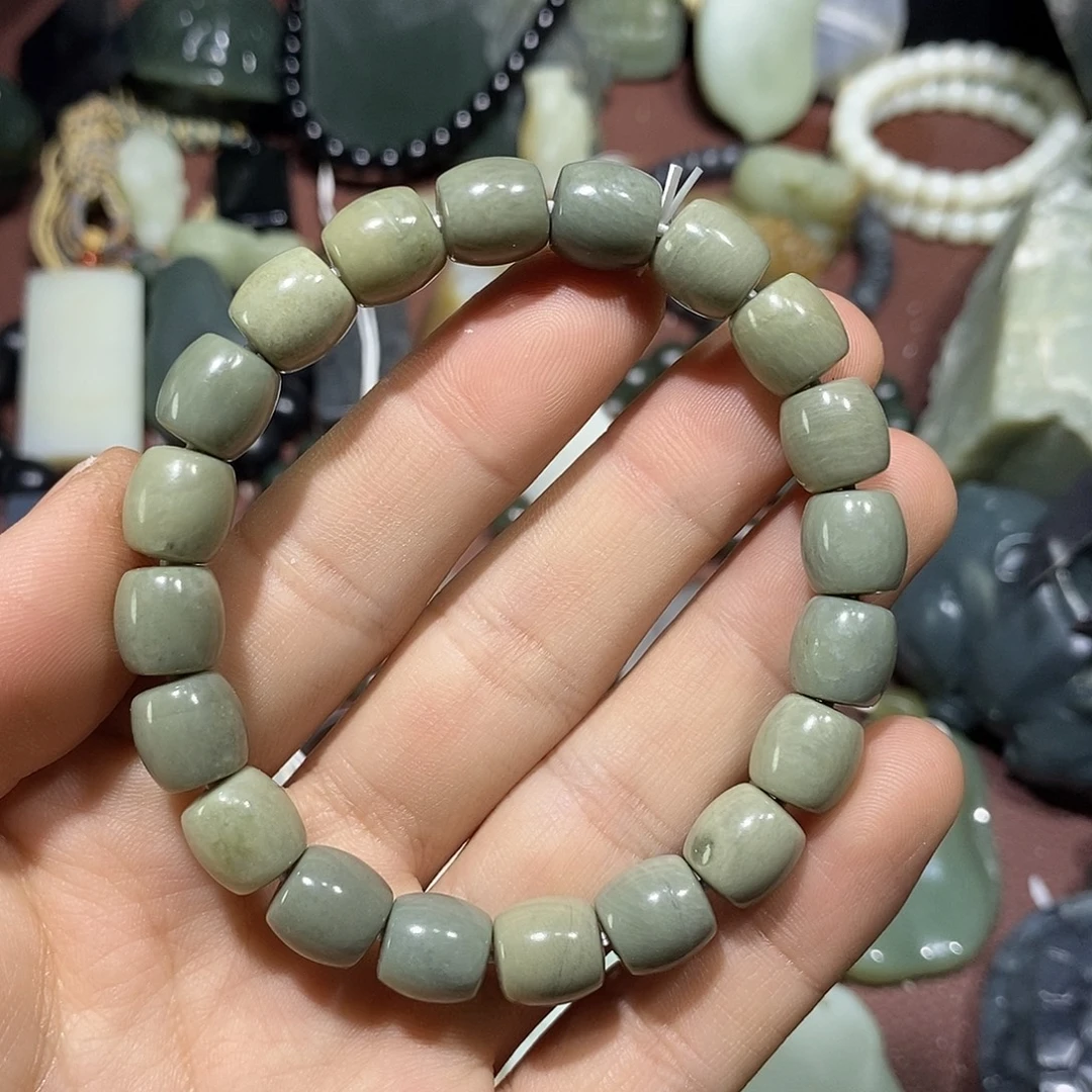 和田玉未镶嵌手链