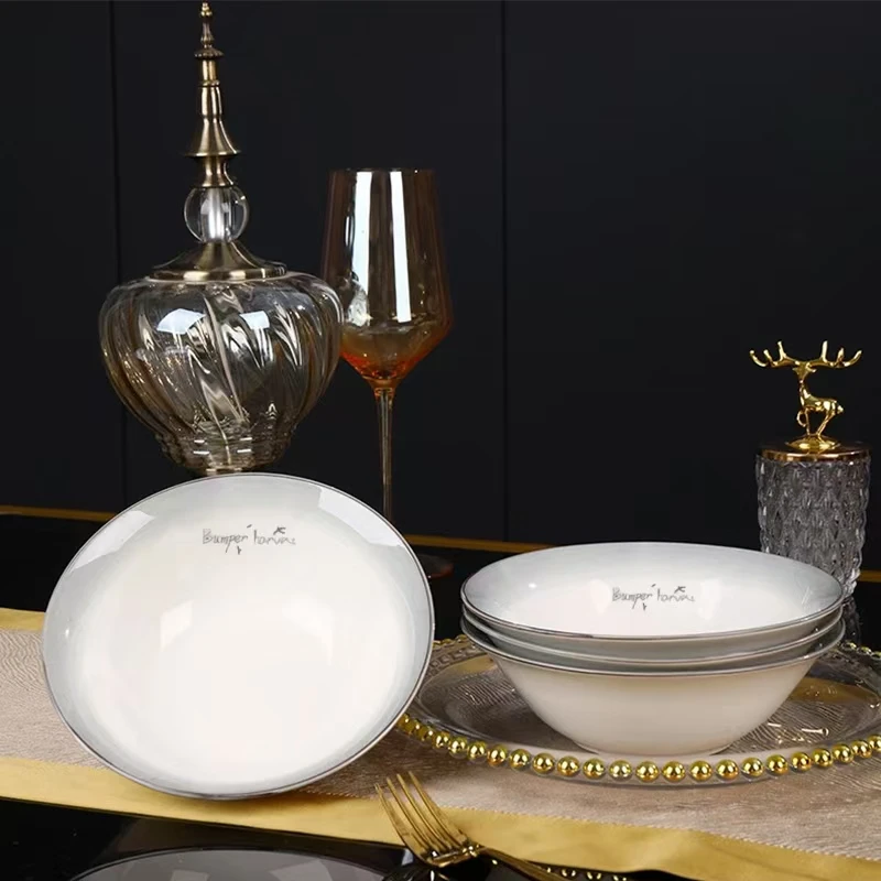 7英寸面碗发6个釉下彩 破损补发