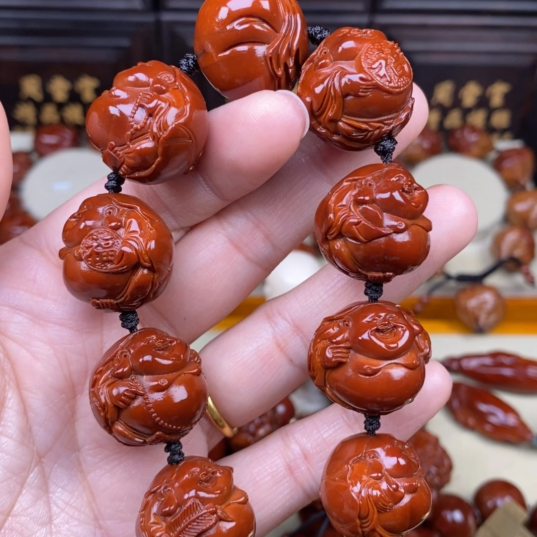 奈***品吊坠橄榄核弥勒弥勒