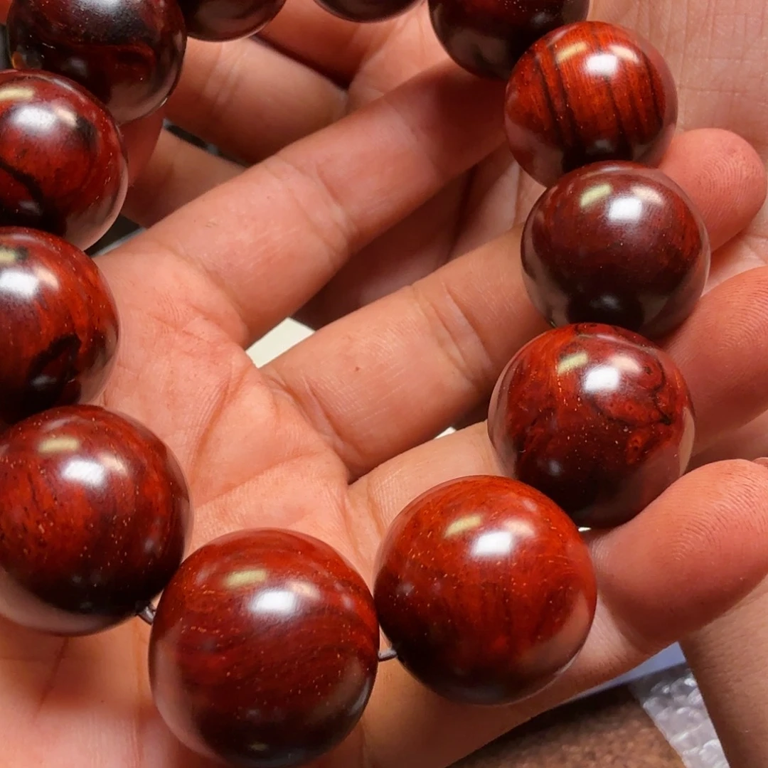 檀香紫檀（小叶紫檀）手串2.0瑕