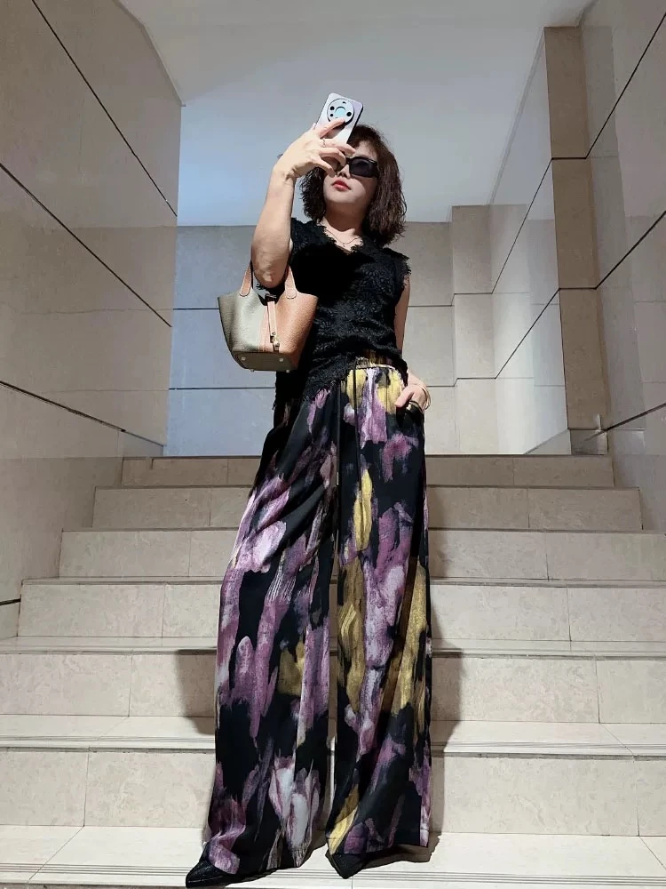 冰冰高级紫色半身裙显瘦气质夏季时尚名媛复古法式长款