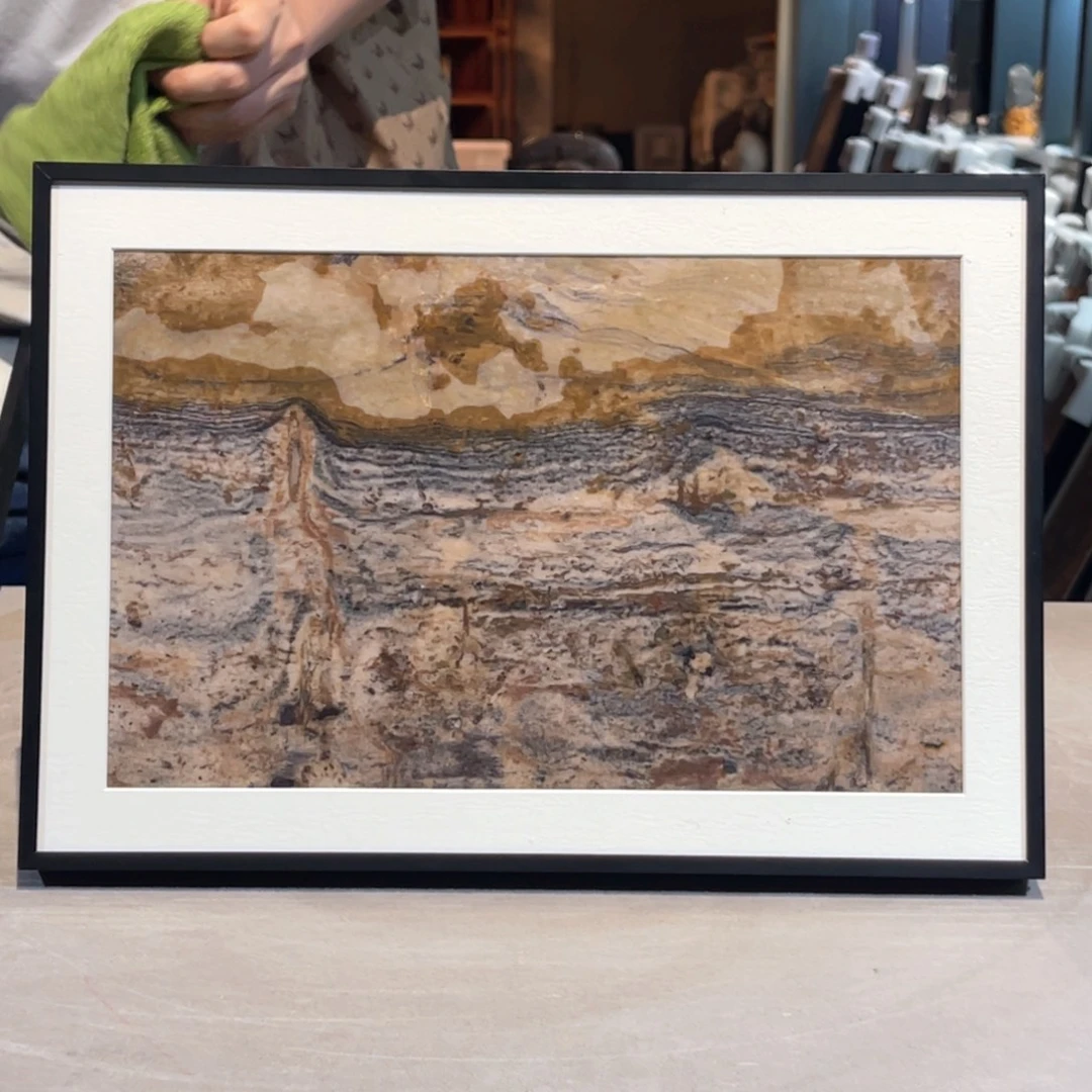 彩石三峡清江画面石