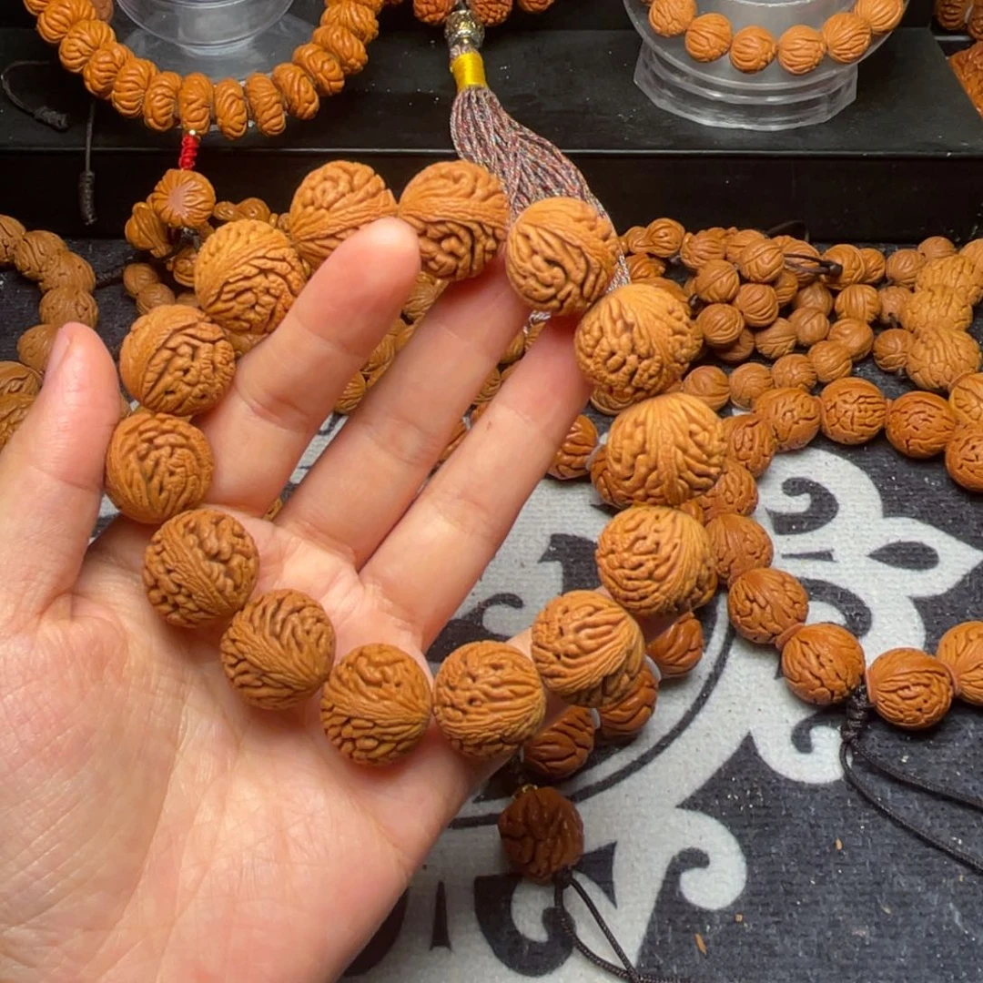 桃核手串龙纹桃核