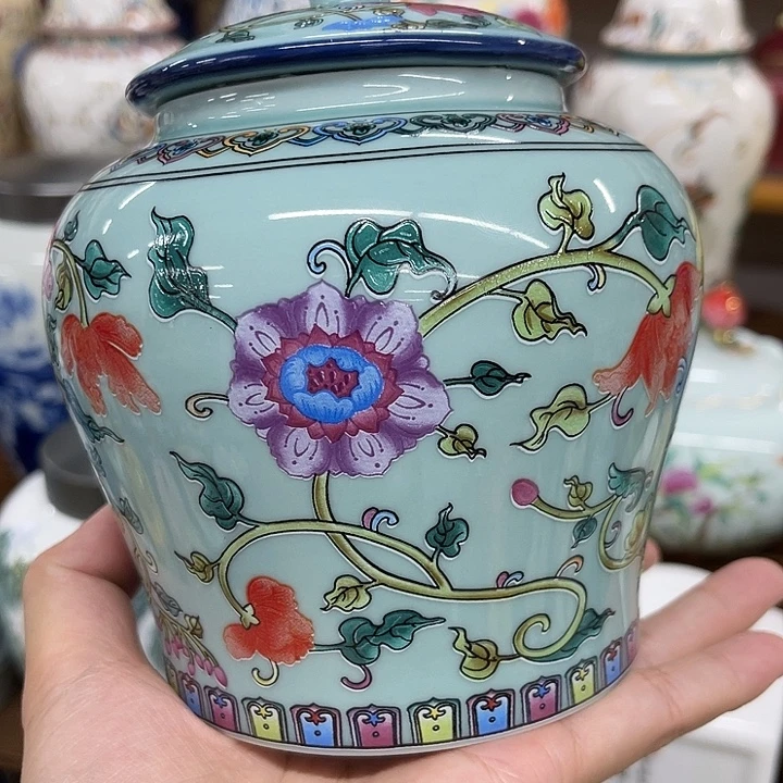 高端陶瓷茶叶密封罐