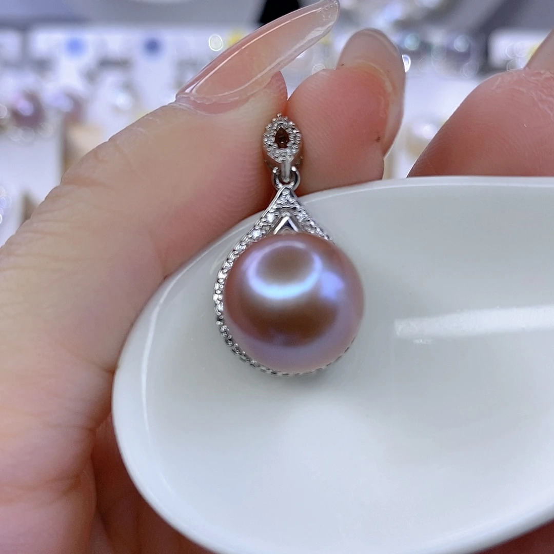 颈饰合金淡水珍珠