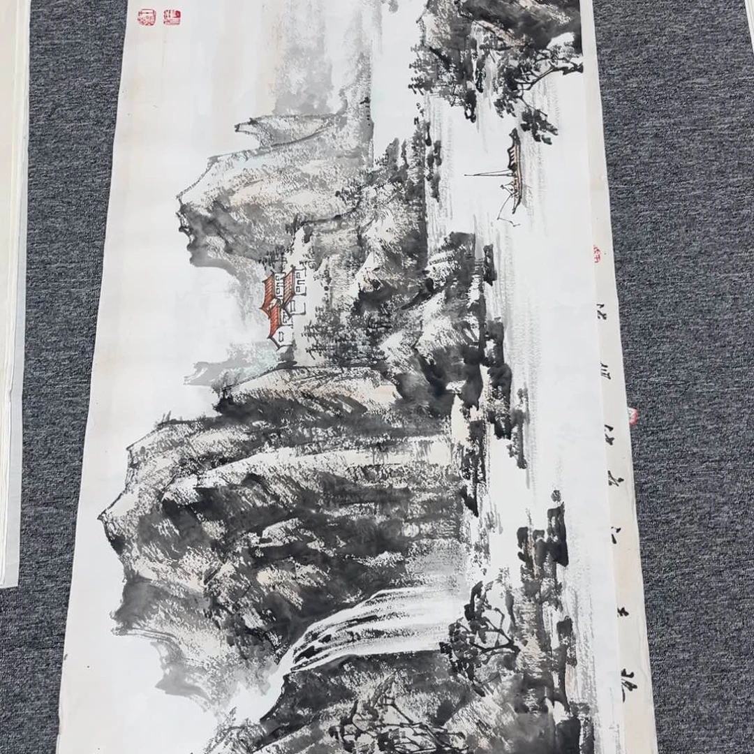 天***斋国画绘画作品多次参加
