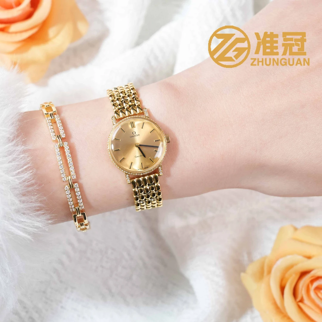 95新 Omega/欧米茄 23mm手动机械QL4578日内瓦系列名表